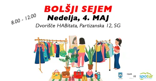 Bolšji sejem v Slovenj Gradcu: Pridružite se dogajanju tudi 4. maja
