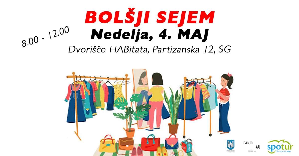 Bolšji sejem v Slovenj Gradcu: Pridružite se dogajanju tudi 4. maja