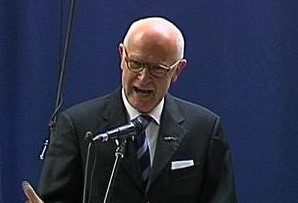 Poslovil se je častni občan Mute, gospod Hans Peter Repnik