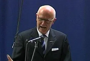 Poslovil se je častni občan Mute, gospod Hans Peter Repnik