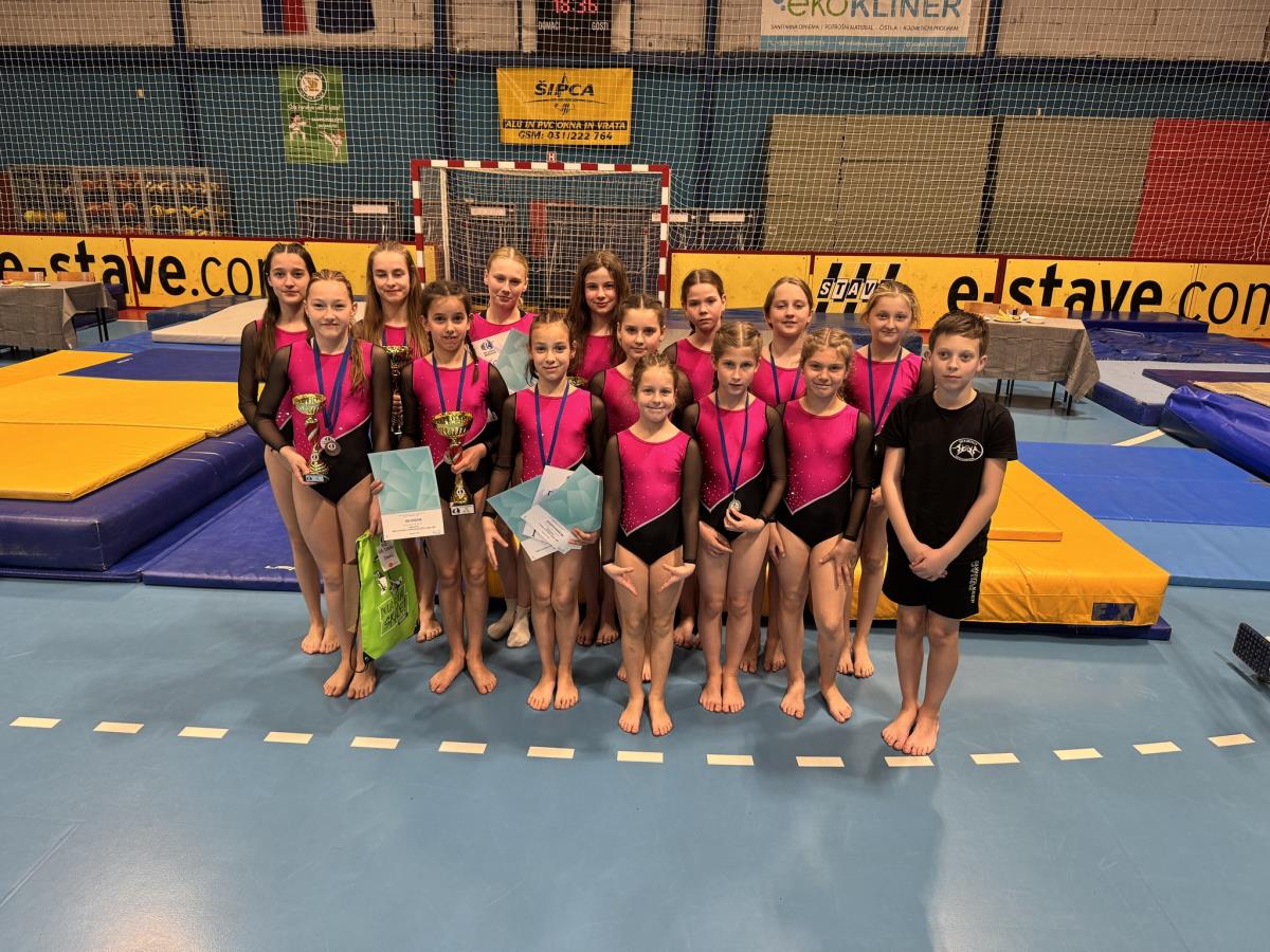 Gimnastičarji ŠD Partizan Ravne so bili odlični na jubilejnem 50. Odprtem prvenstvu Bežigrada (FOTO)