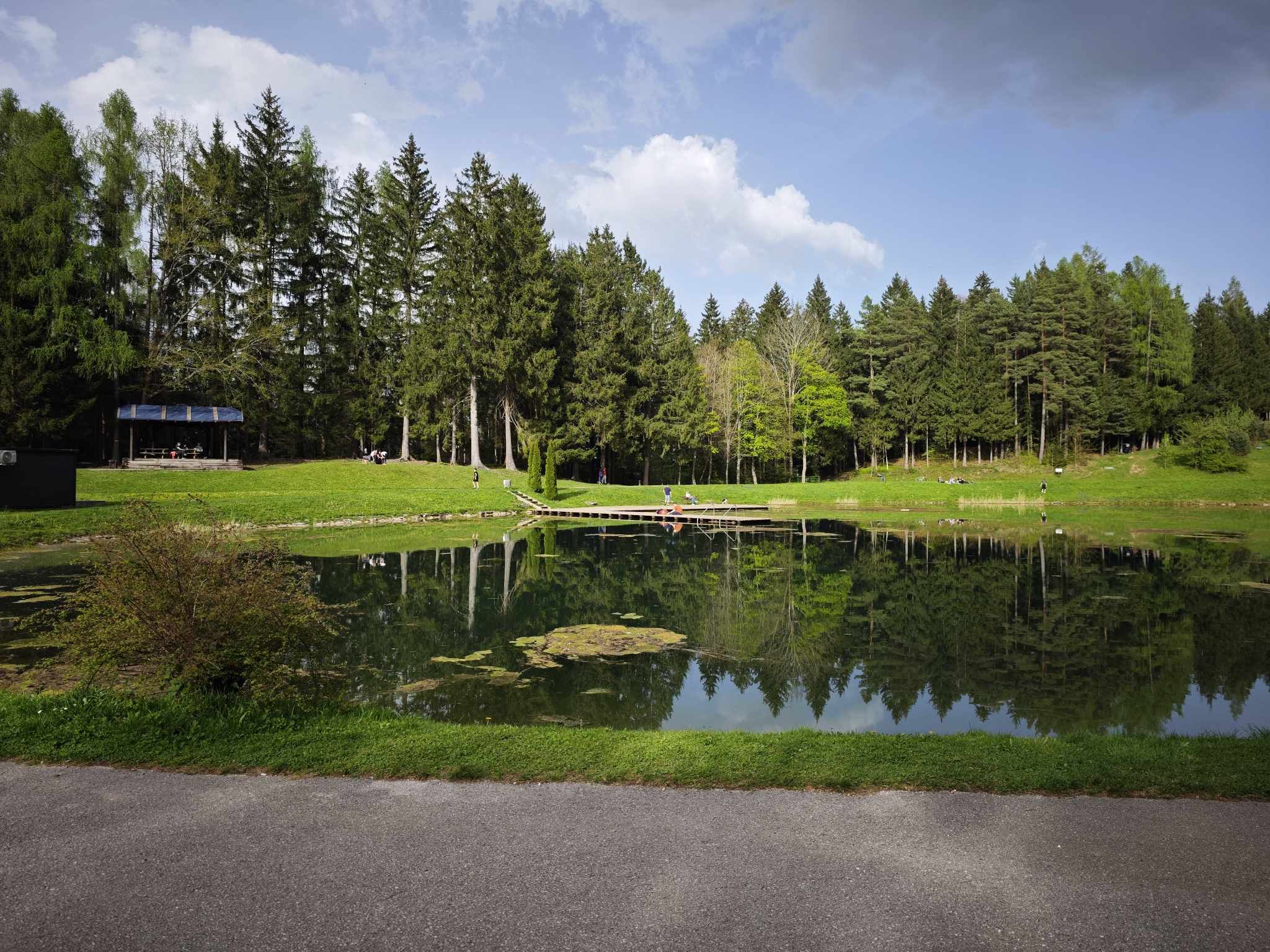 Iz Ivarčkega jezera odstranjujejo mulj, napovedanih dodatnih vlaganj še ni