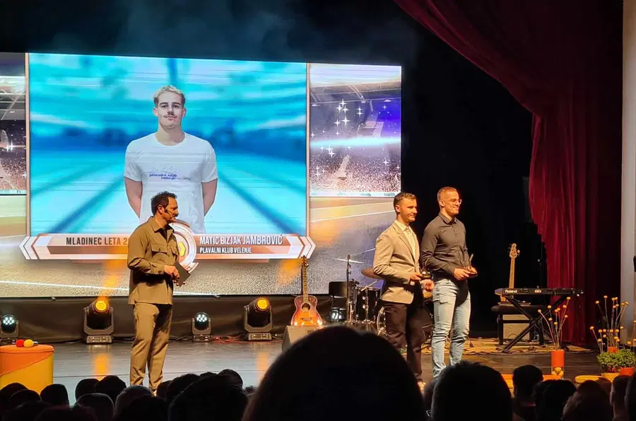 Mislinjčan Matic Bizjak Jambrović najboljši športnik v Velenju v kategoriji plavalci mladinci