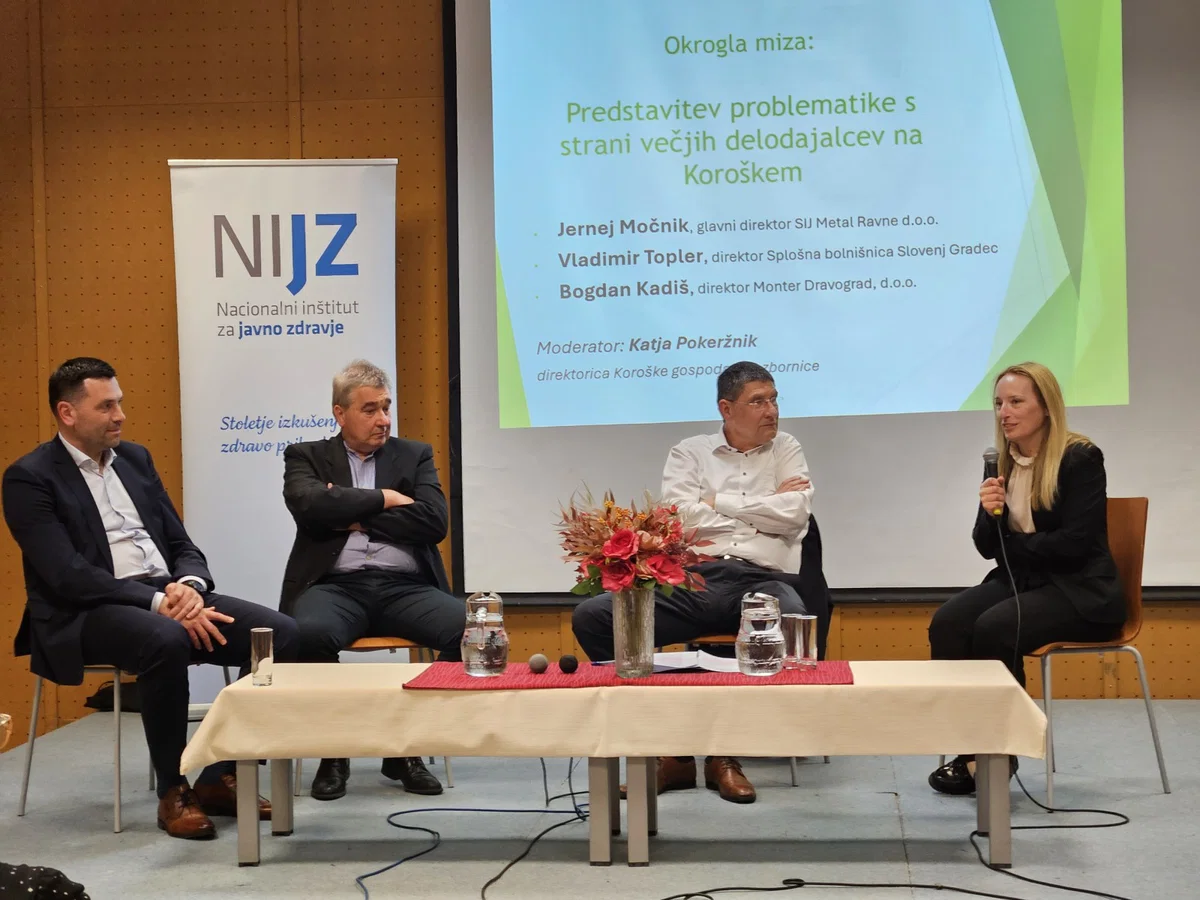 Koroška v vrhu po bolniških staležih, gospodarstvo s predlogi ukrepov