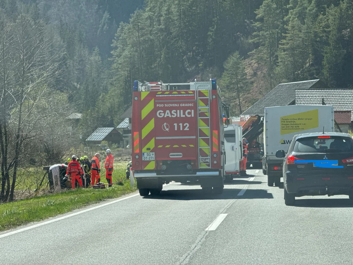 Nesreči v Doliču botroval alkohol, voznica huje poškodovana