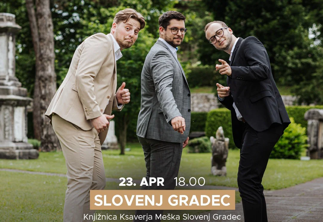 Jutri vas v Knjižnici Ksaverja Meška Slovenj Gradec vabijo na glasbeno-poetični večer skupine Šansonet