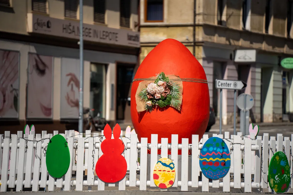 FOTO: Slovenj Gradec že v znamenju velikonočnih praznikov
