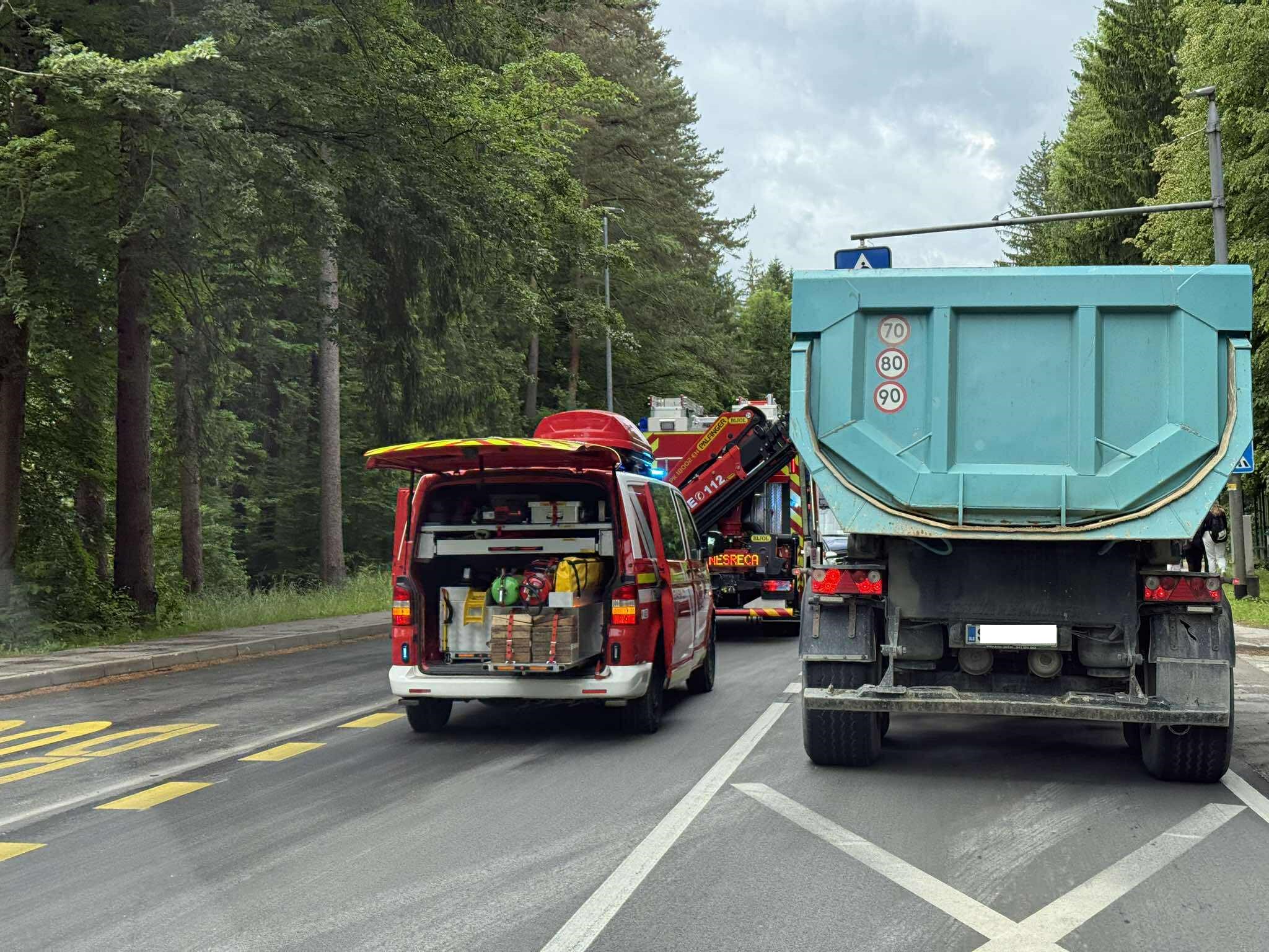 Previdno, na Karavaningu je prišlo do prometne nesreče