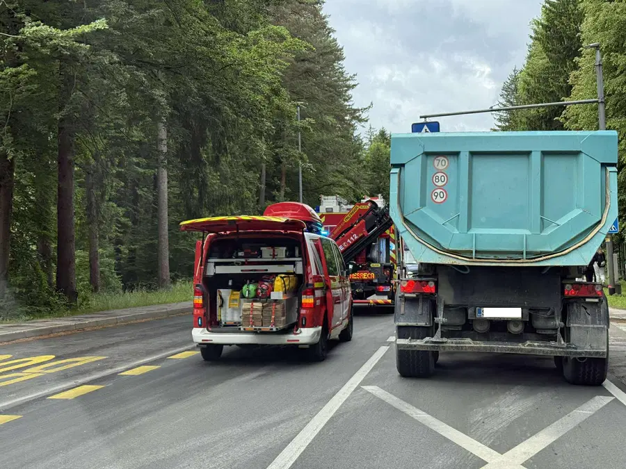 Previdno, na Karavaningu je prišlo do prometne nesreče