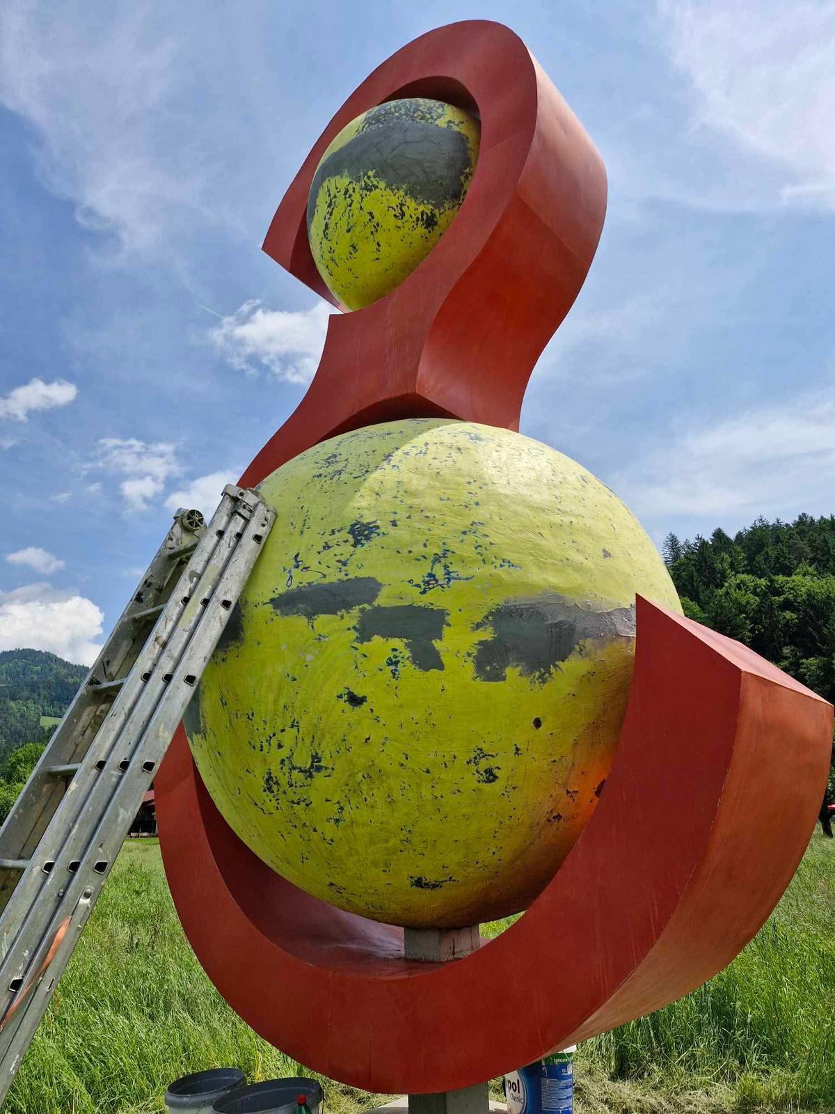 Skuptura "S" bo deležna obnove