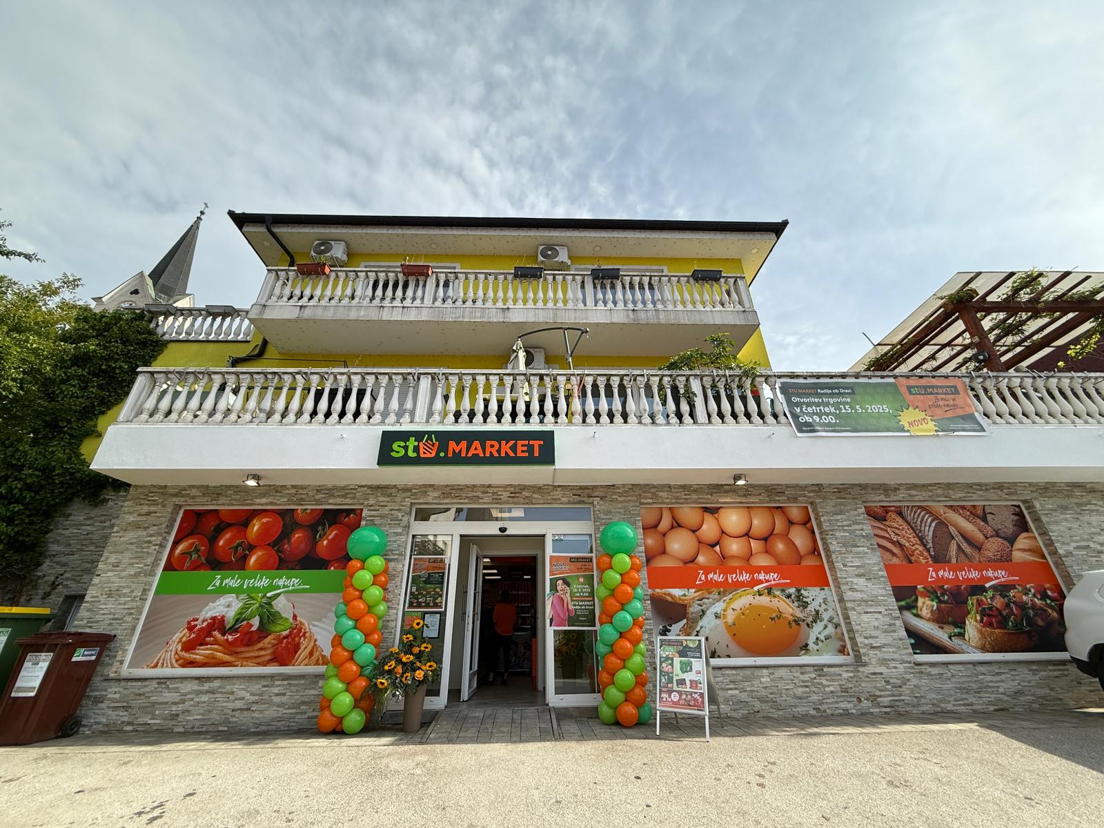Središče Radelj ob Dravi bogatejše za novo trgovino – dobrodošli v Stu.Market