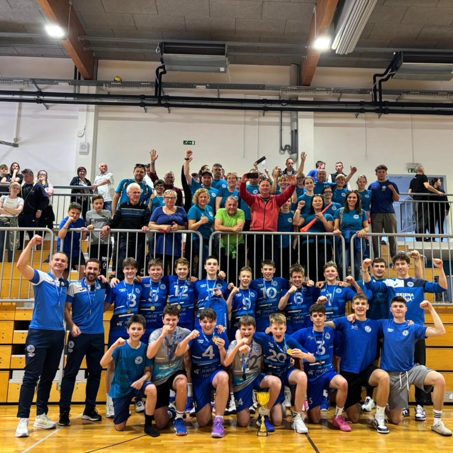 Starejši dečki OK Fužinar postali državni prvaki