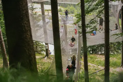 Adrenalinski park na Kopah zopet vabi – doživi pustolovščino med krošnjami