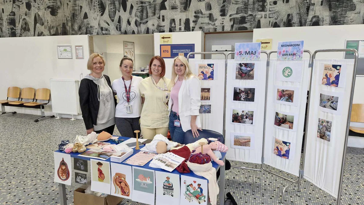 V SB Slovenj Gradec so ob mednarodnem dnevu babic pripravili dan odprtih vrat