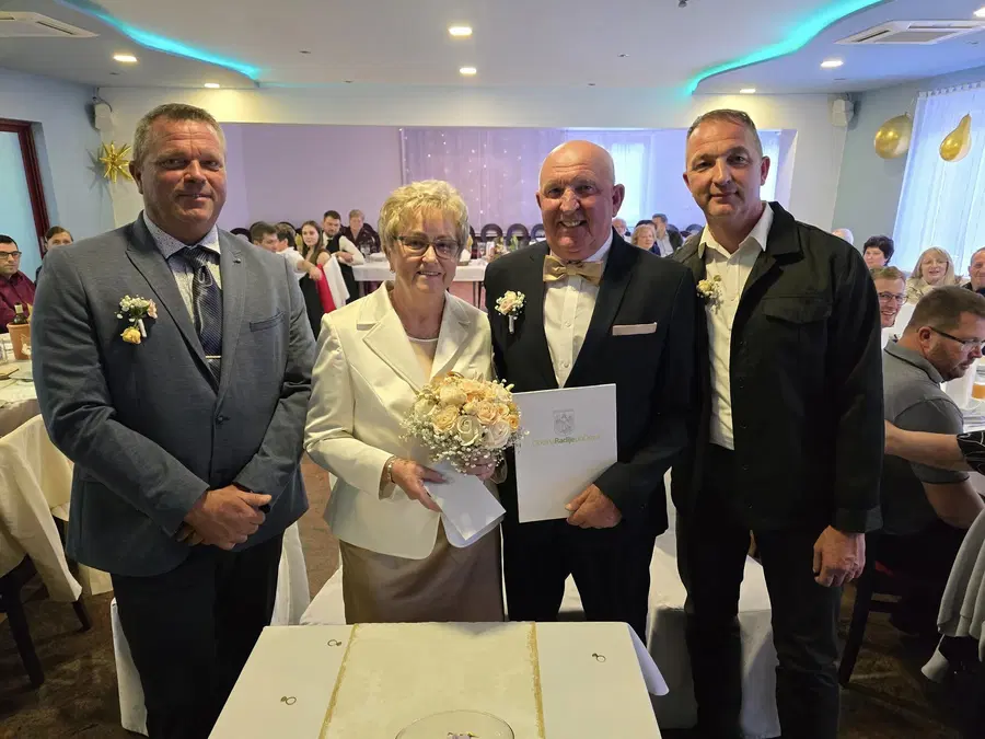 V Občini Radlje ob Dravi zlatoporočenca Erika in Oto Uran