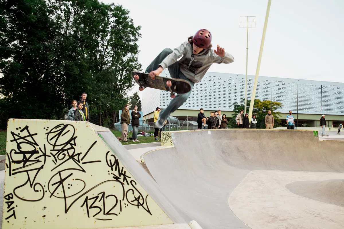 V Velenju zaživel Urbani park – največji skejt park v Sloveniji in igrišča za ulično košarko