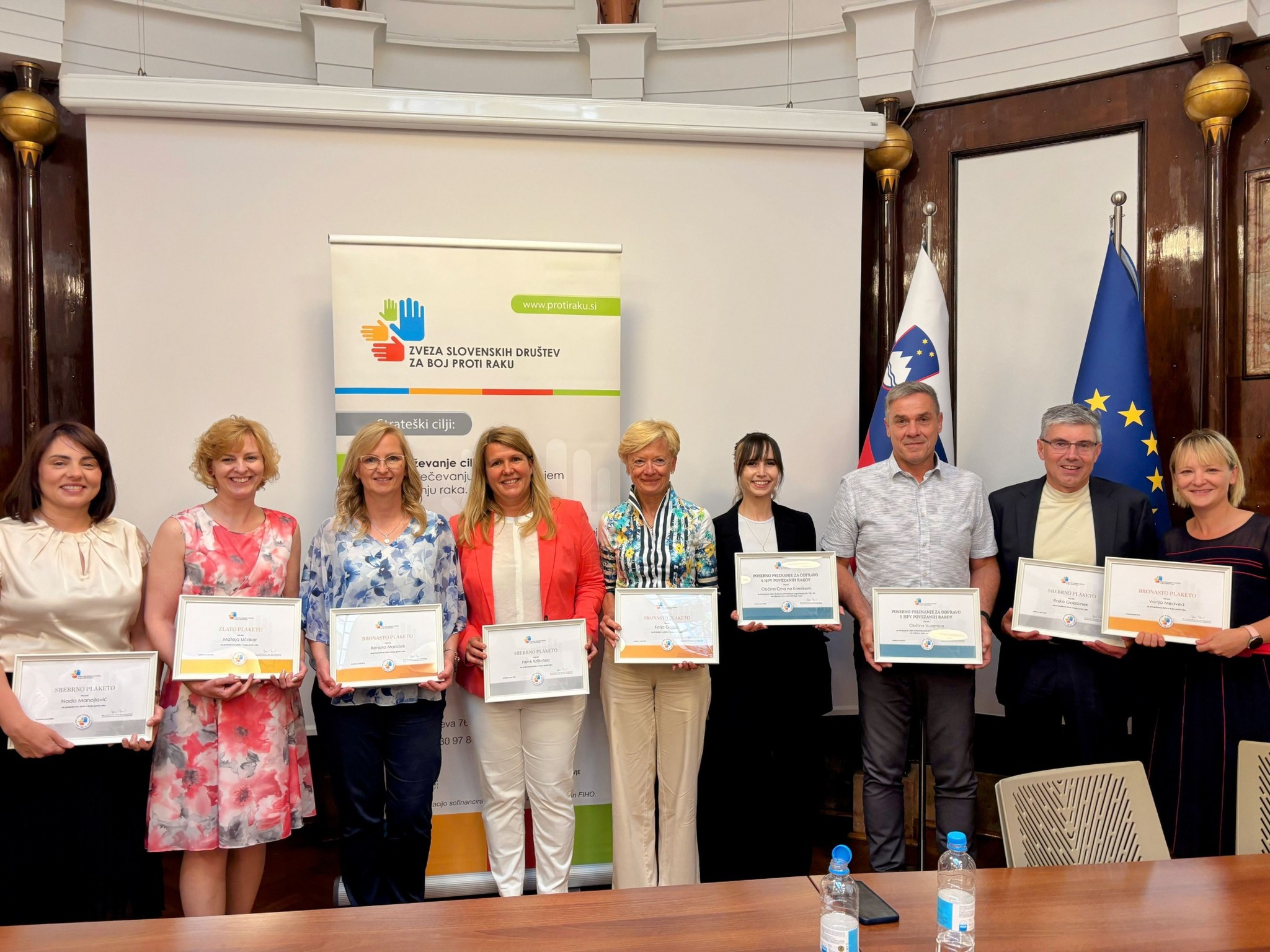 Koroška bogatejša za sedem plaket in dve posebni priznanji Zveze SDBPR