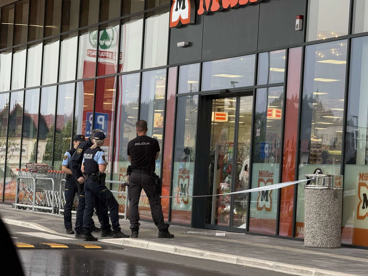 Nepridiprav vlomil v trgovino Müller v Slovenj Gradcu