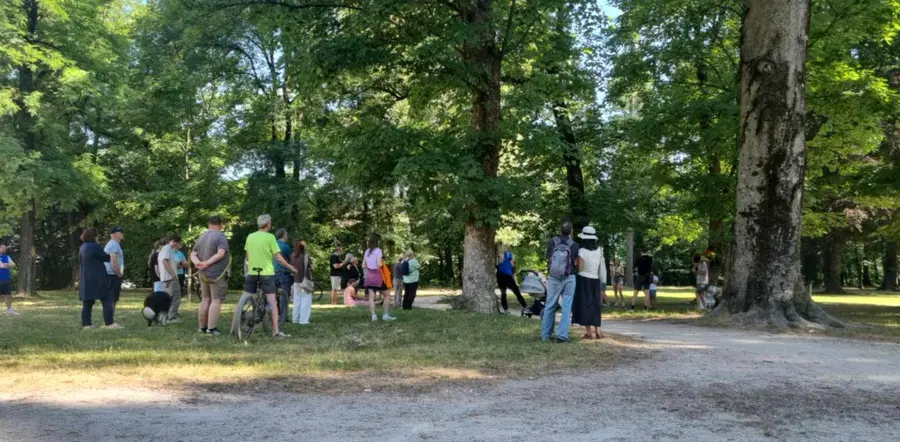 Jazz Mulci poskrbeli za glasbeni začetek nedelje v Grajskem parku