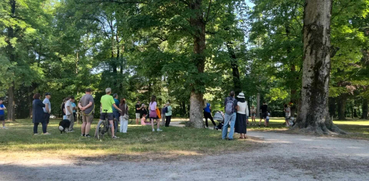 Jazz Mulci poskrbeli za glasbeni začetek nedelje v Grajskem parku