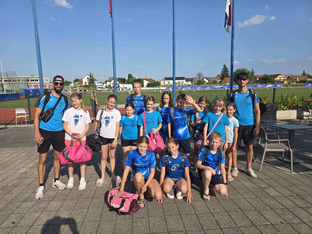 Pionirska ekipa U12 Atletskega kluba Slovenj Gradec šesta na državnem prvenstvu na Ptuju (FOTO)