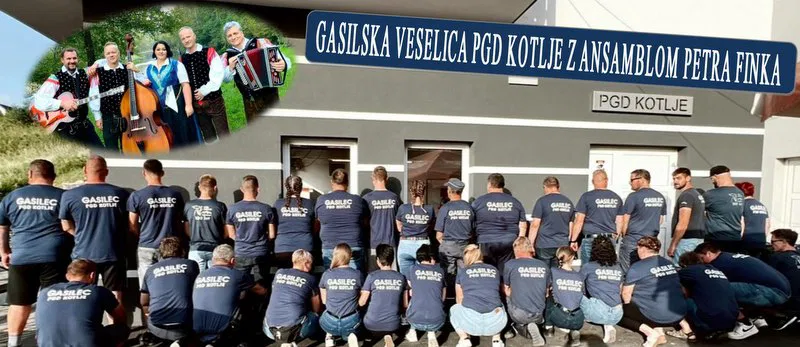 Danes bo v Kotljah velika gasilska veselica z ansamblom Petra Finka in vročimi nagradami