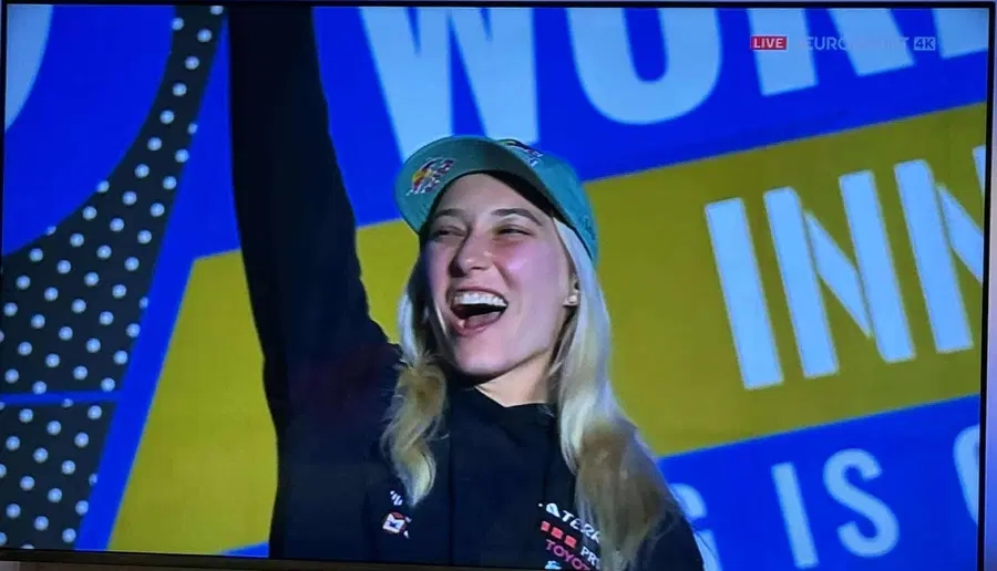 Janja Garnbret osvojila svojo 47. zmago v Insbrucku, od tega 18. na balvanih