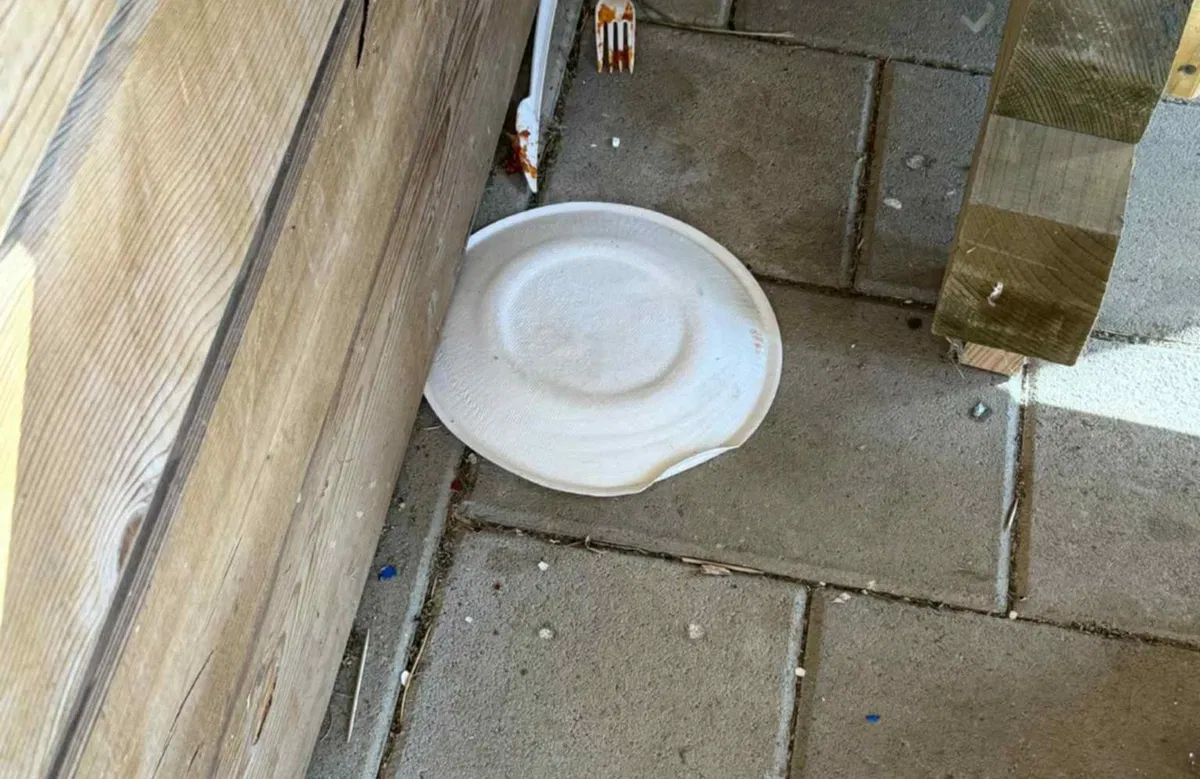 FOTO: Šolsko igrišče v Trbonjah ponovno tarča vandalizma