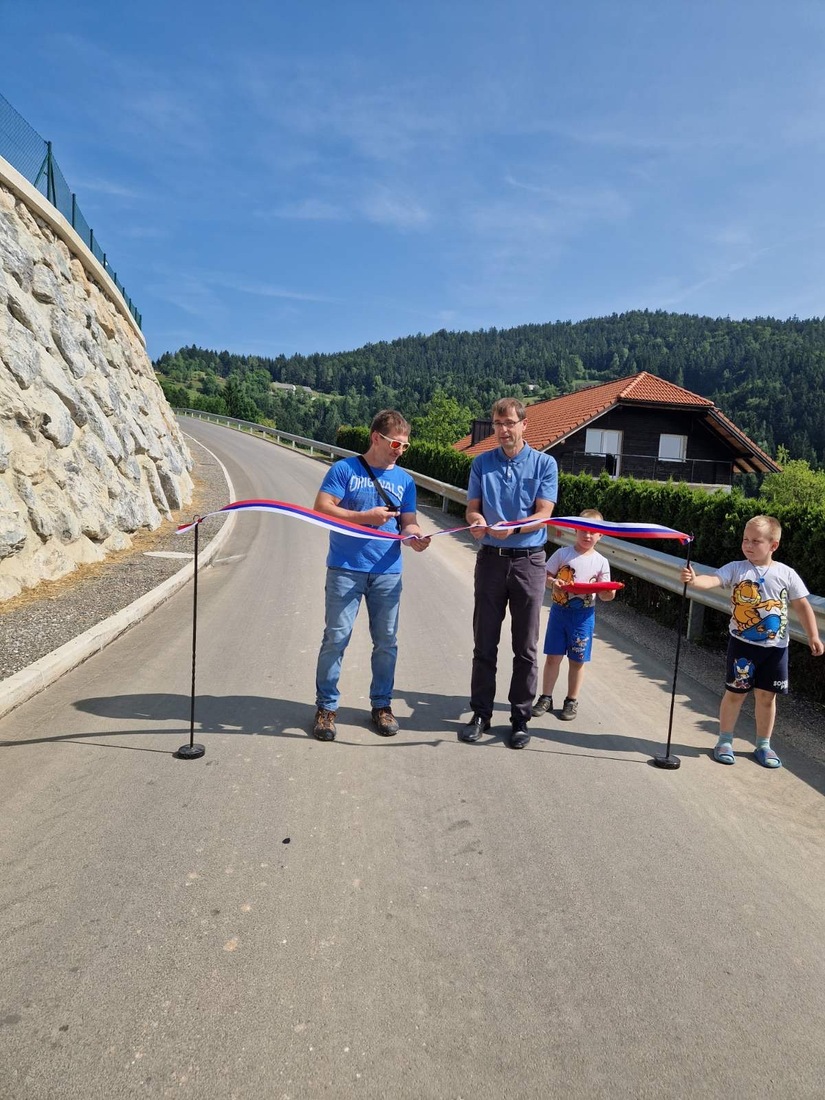 FOTO: Včeraj slovesno otvorili prometno povezavo Dobrije-Koroški Selovec-Brdinje