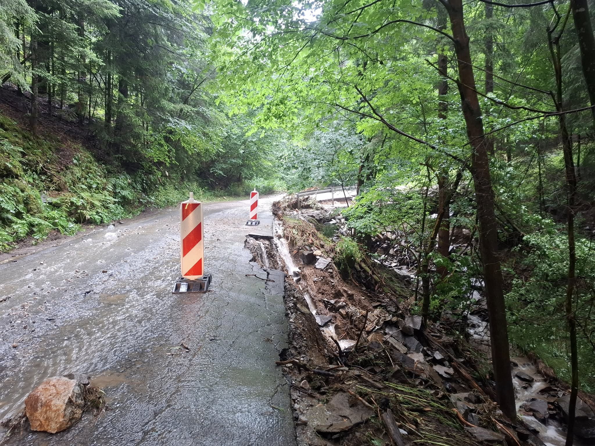 V Vitanju po neurju zagotovili prevoznost cest