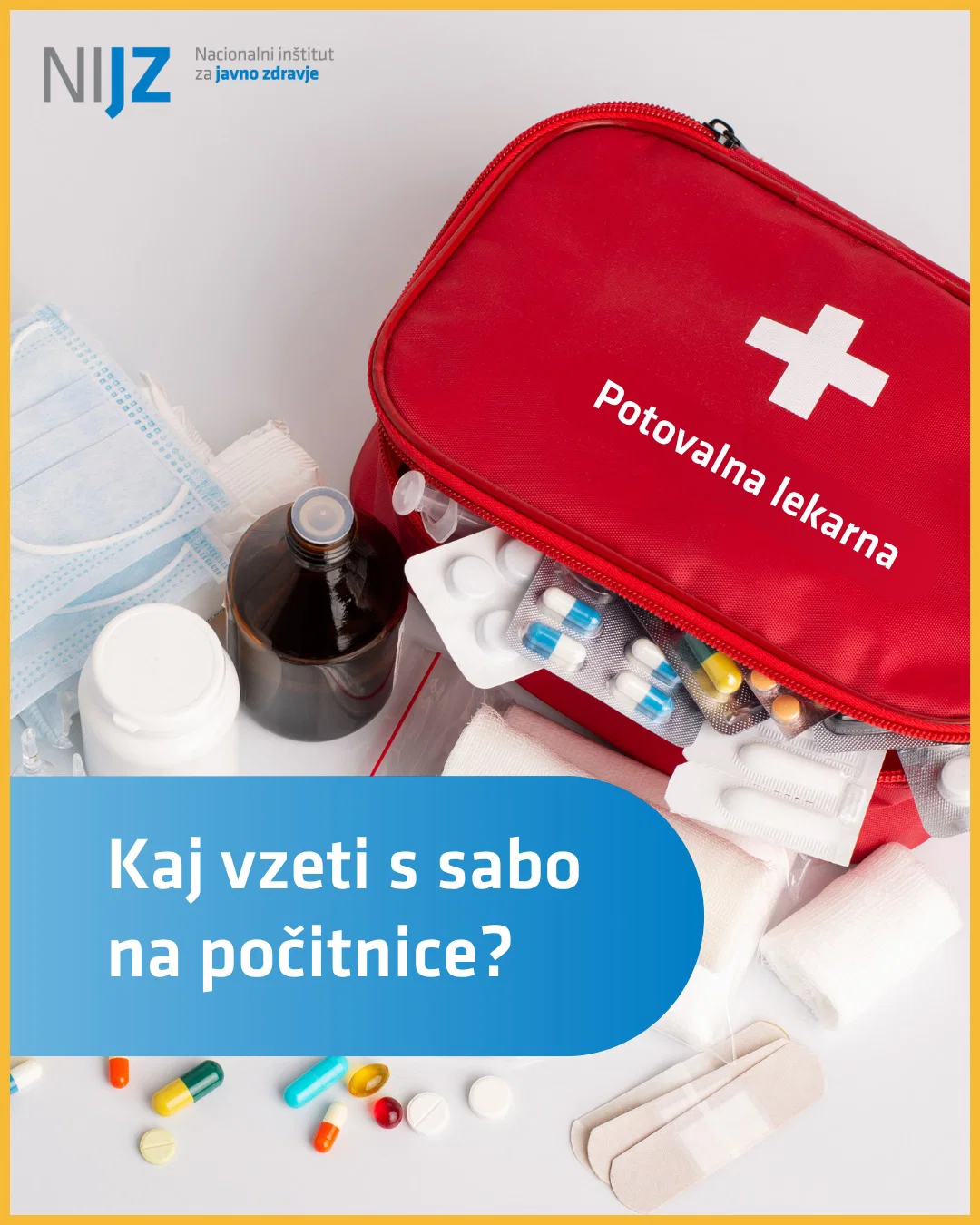 NIJZ: Ob potovanjih ne pozabite na potovalno lekarno