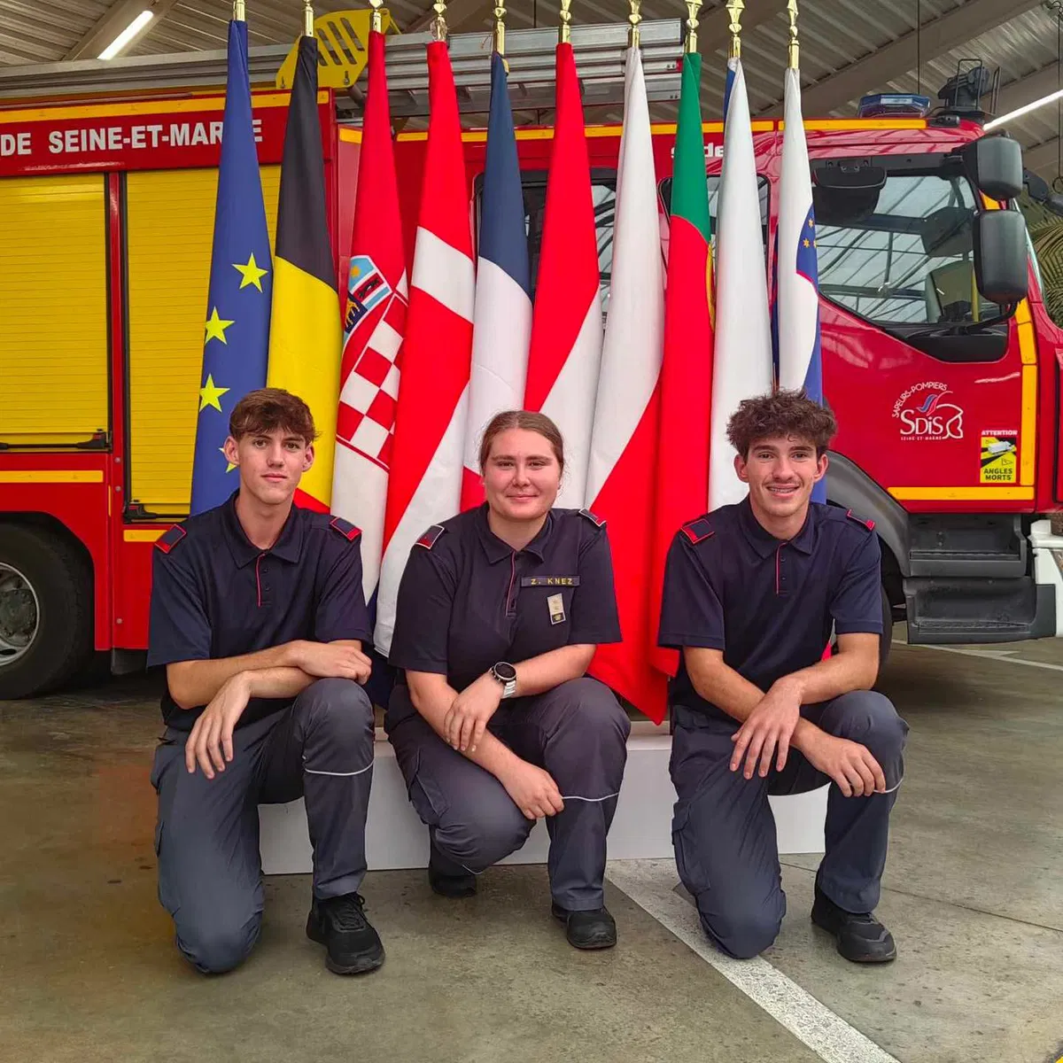 Na gasilsko izmenjavo v Francijo odšli tudi trije gasilci PGD Črneče