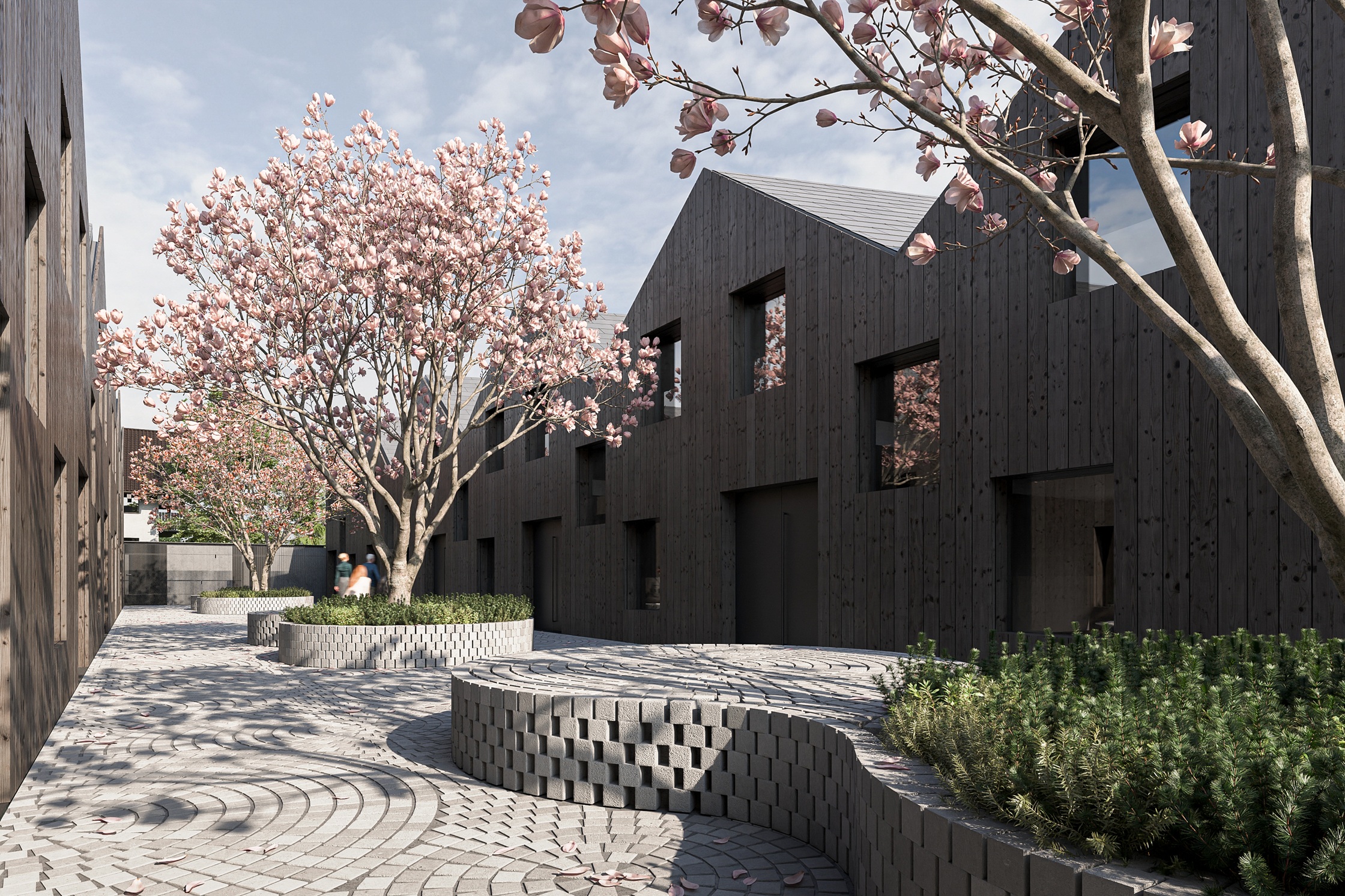 Nastaja prva slovenska soseska grajena z naravnim masivnim lesenim sistemom iQwood