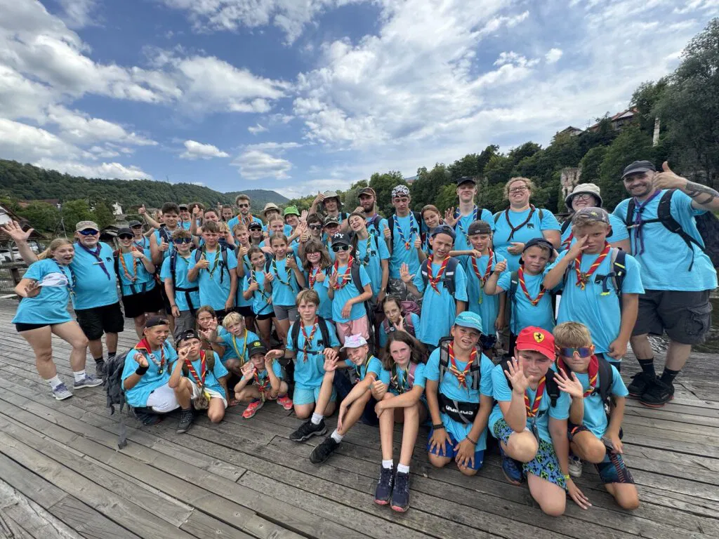 FOTO: Na letnem taboru Roda Severni kurir so taborniki preživeli deset dni nepozabnih doživetij ob reki Krki