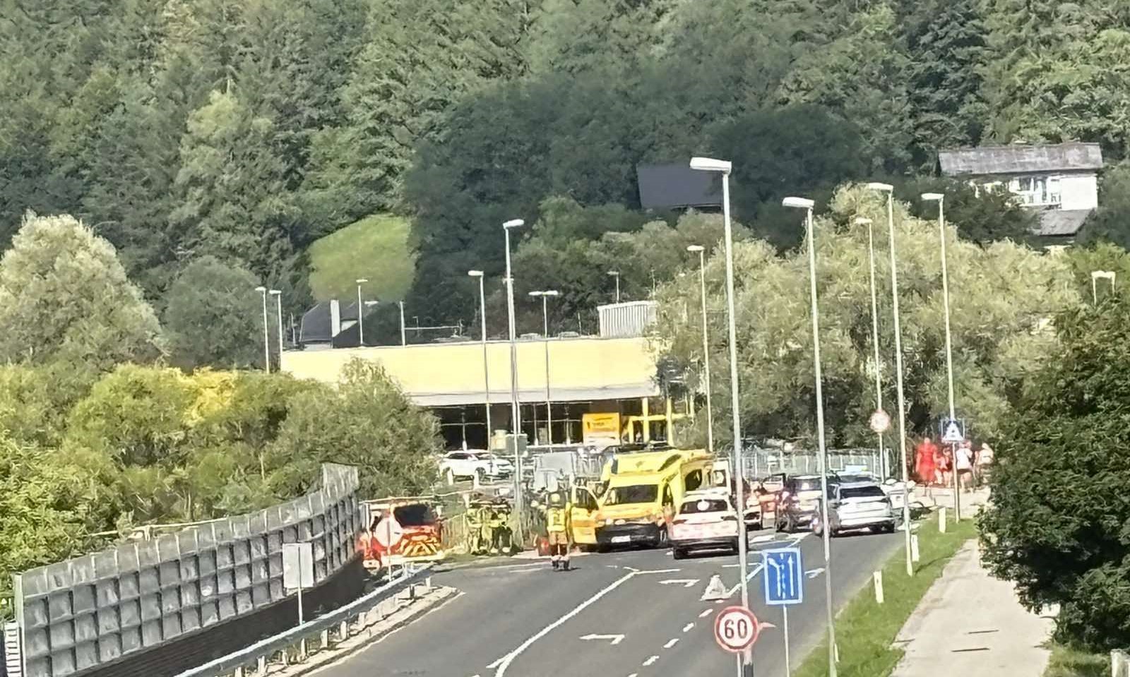 Previdno, na Ozarah je prišlo do prometne nesreče