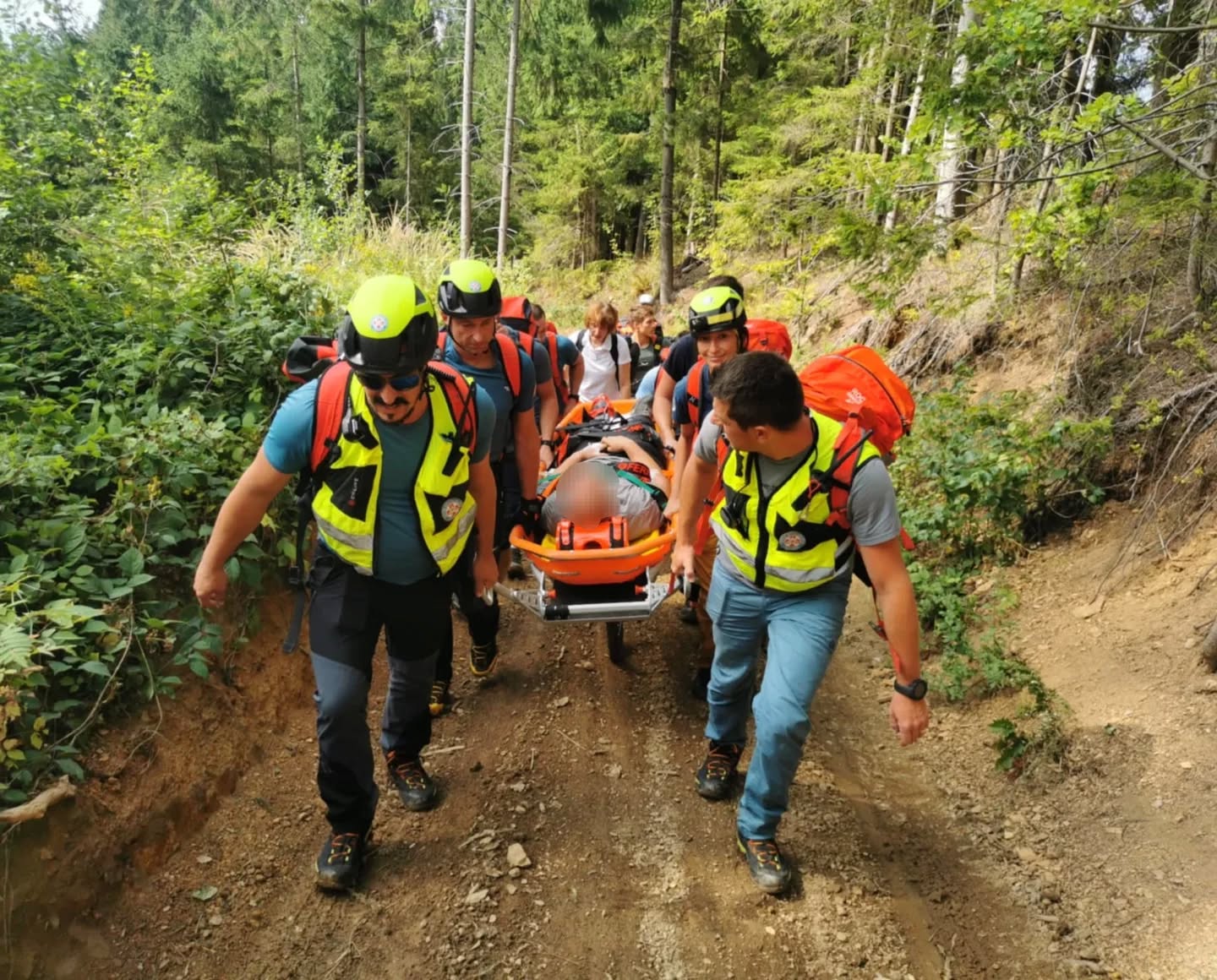 Gorska reševalna služba Koroške v soboto posredovala v Bike parku Poseka