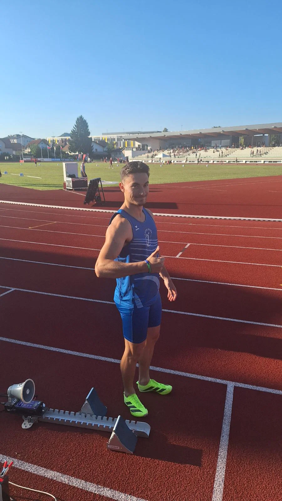 Anže Verbovšek odlično nastopil na Mednarodnem mitingu v Mariboru