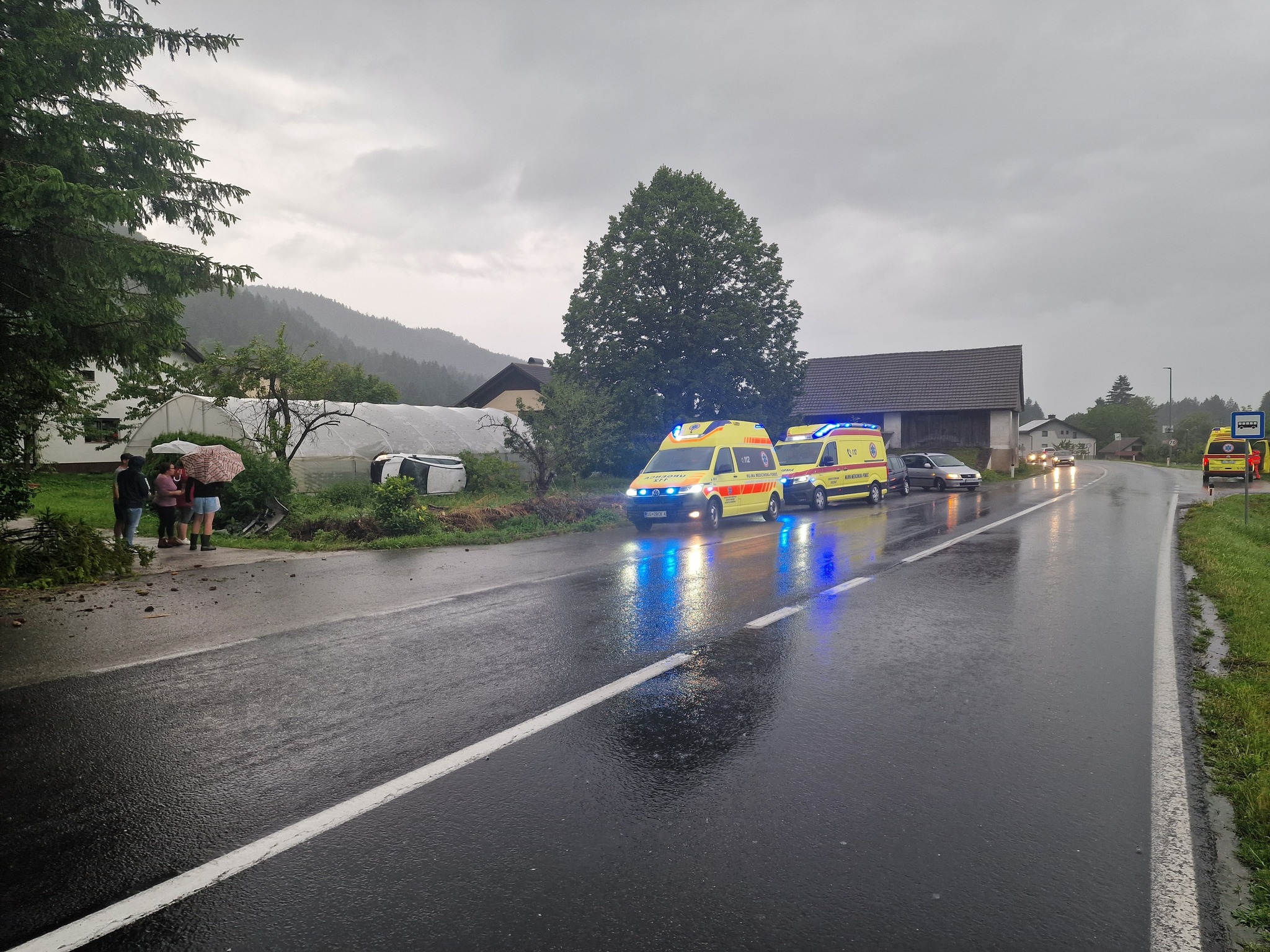 Na relaciji Slovenj Gradec - Mislinja se je pripetila prometna nesreča