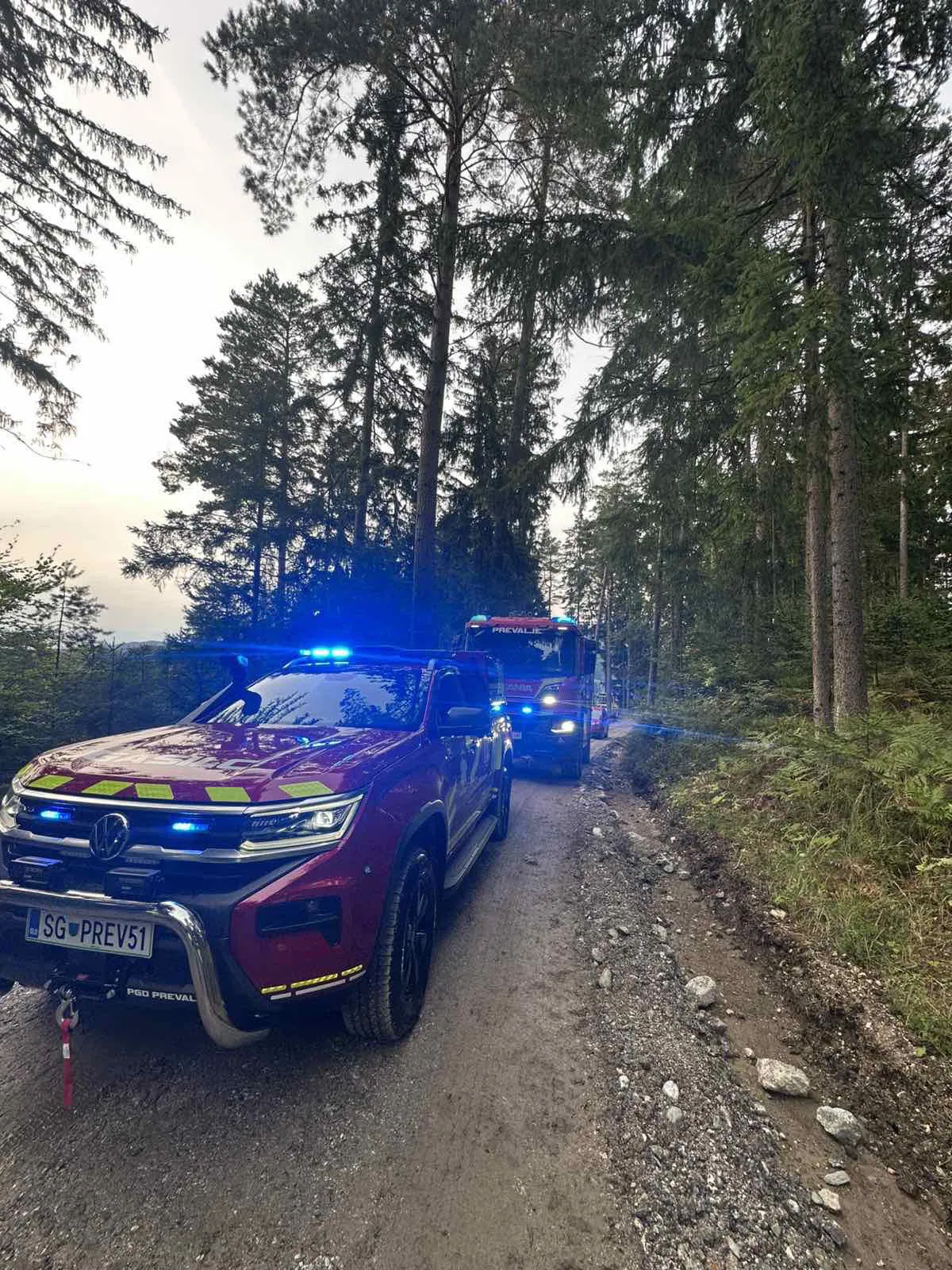 PGD Prevalje požar na Zagradu hitro omejilo