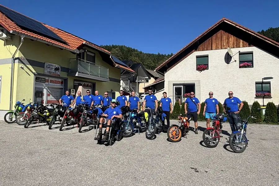 Tomos klub Koroška organiziral prvo srečanje s skupno vožnjo (FOTO)