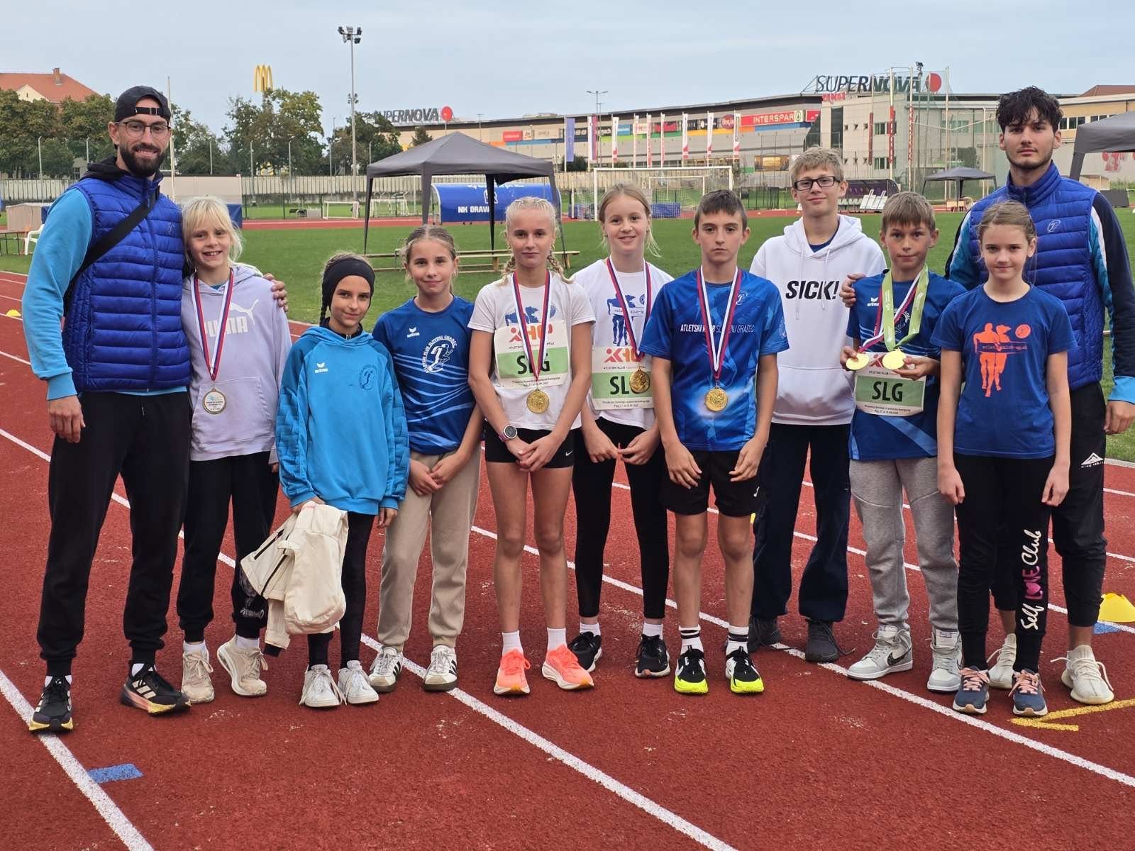 FOTO: Atleti AK Slovenj Gradec državno prvenstvo začeli s šestimi medaljami