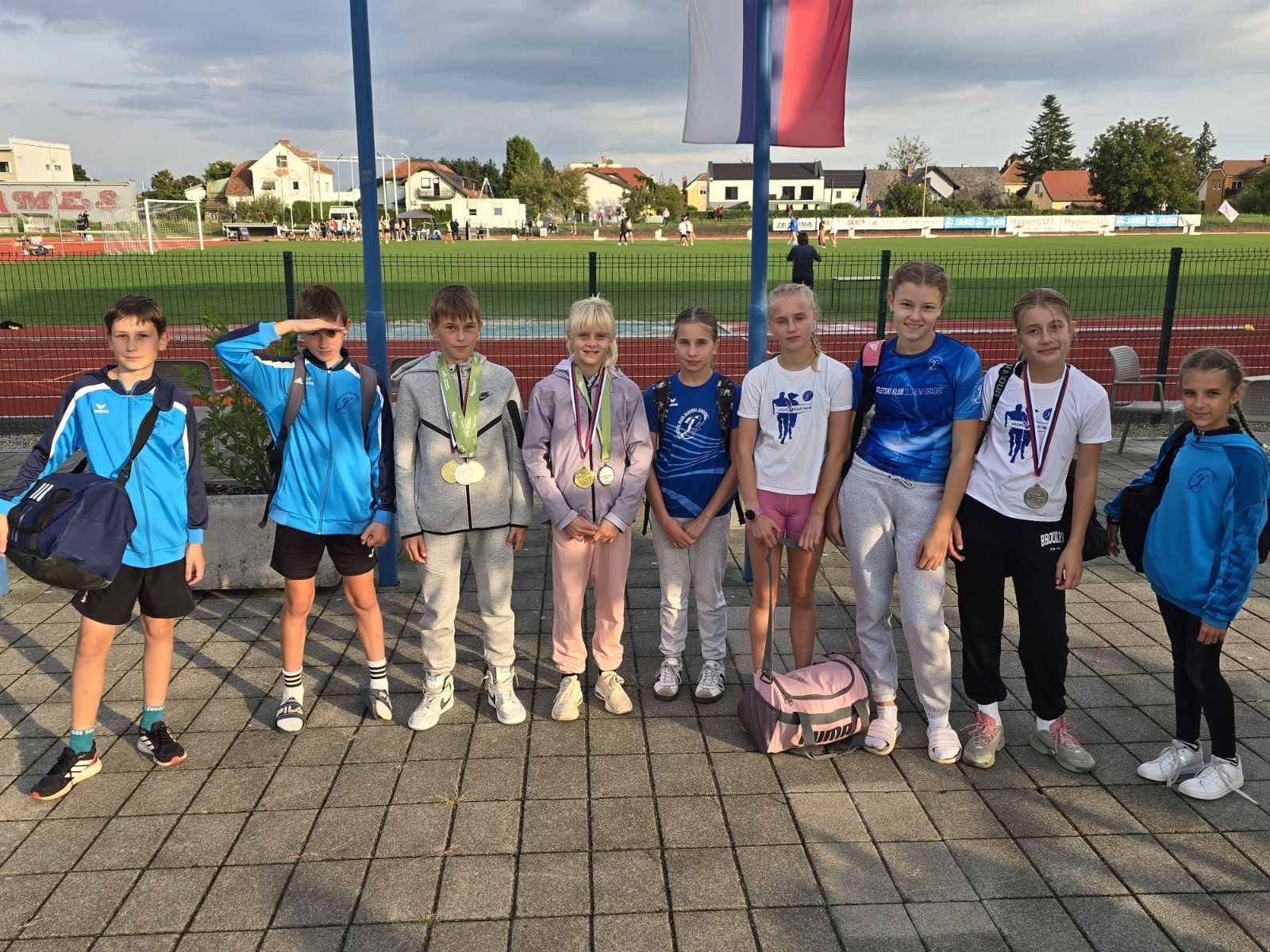FOTO: Mladi atleti AK Slovenj Gradec drugi dan tekmovanja dodali še tri srebrne medalje