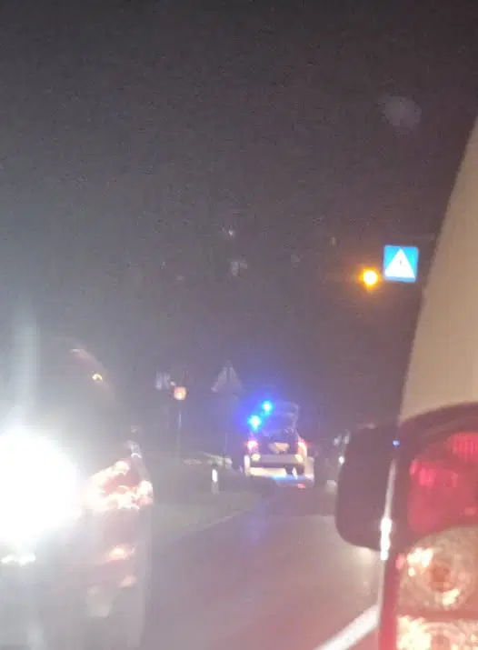 Previdno: Prišlo je do prometne nesreče na Gortini