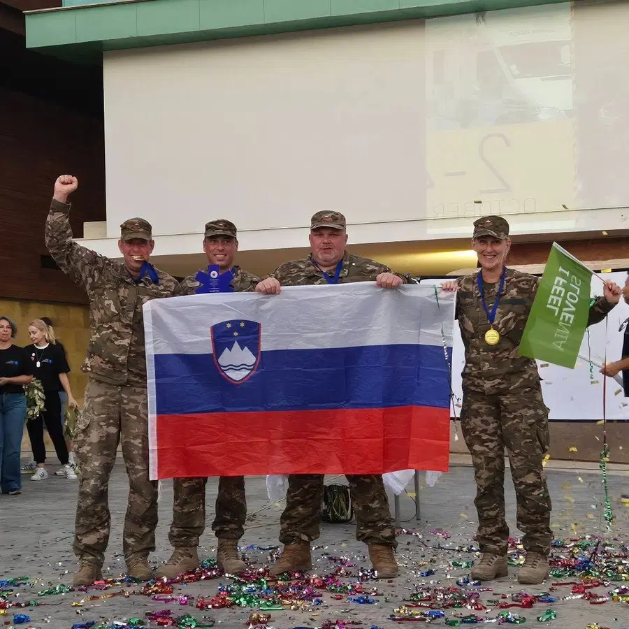 FOTO: Slovenska Vojaška zdravstvena enota 2. na svetu, v ekipi tudi Mislinjčanka in Mislinjčan
