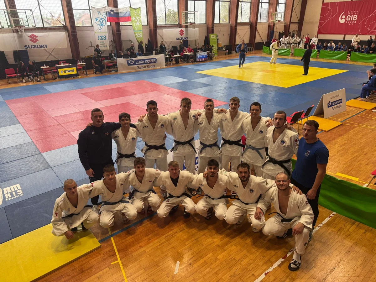 FOTO: Koroški judoisti po 1. kolu na 3. mestu