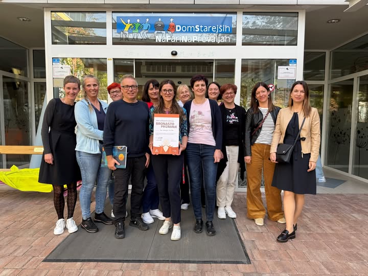 Dom starejših na Fari ponosen prejemnik bronastega priznanja