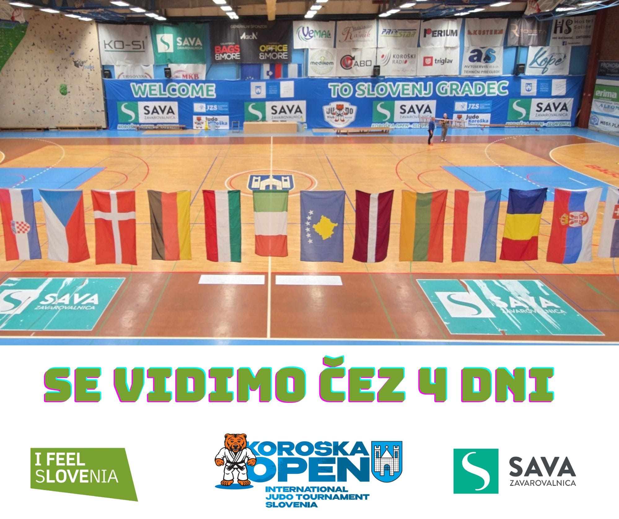 V Slovenj Gradec prihaja judo spektakel "Zavarovalnica Sava Koroška Open 2025"