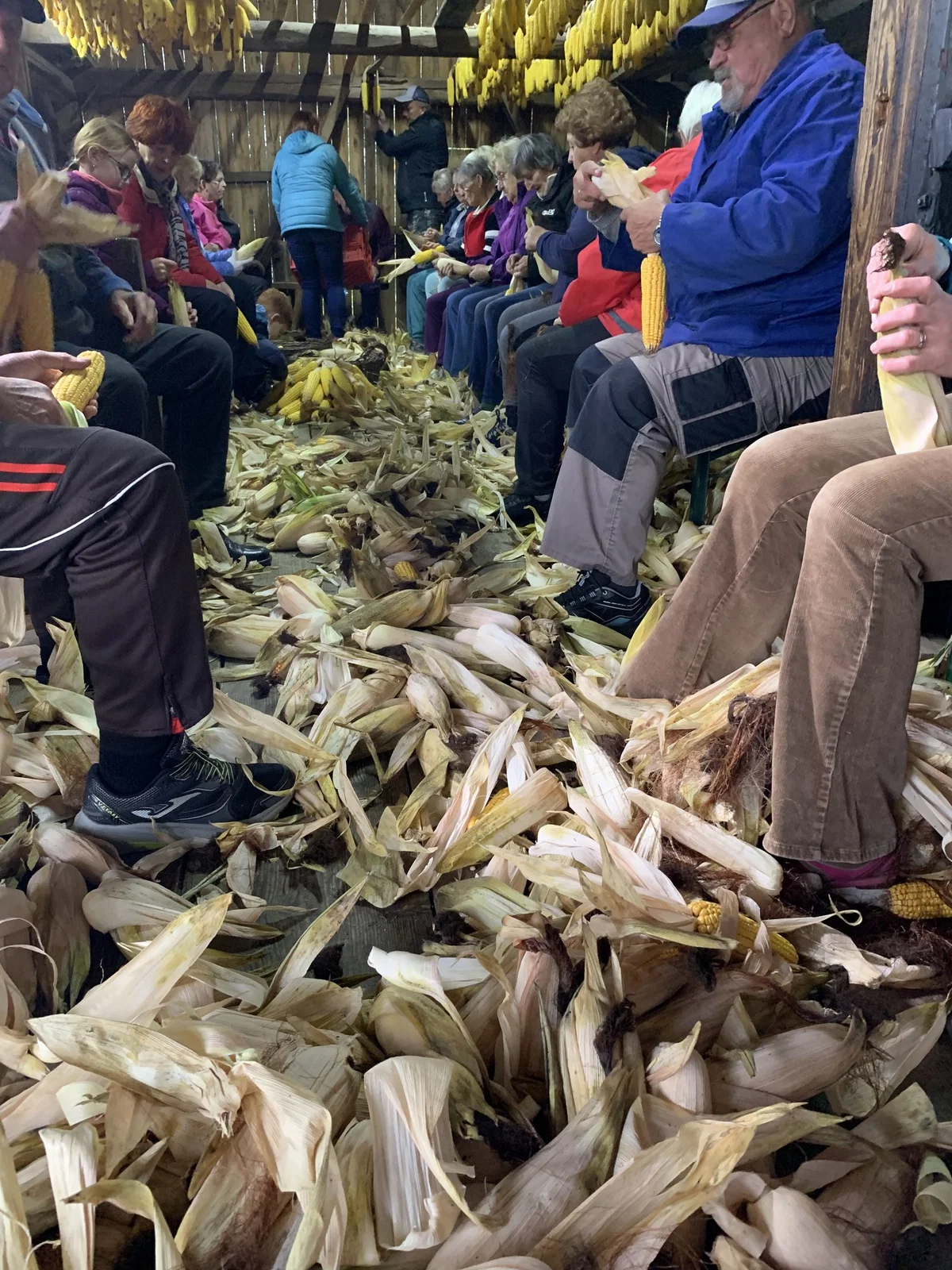 FOTO: Tradicionalno kožuhanje na Erčevi žagi zopet združilo vse generacije