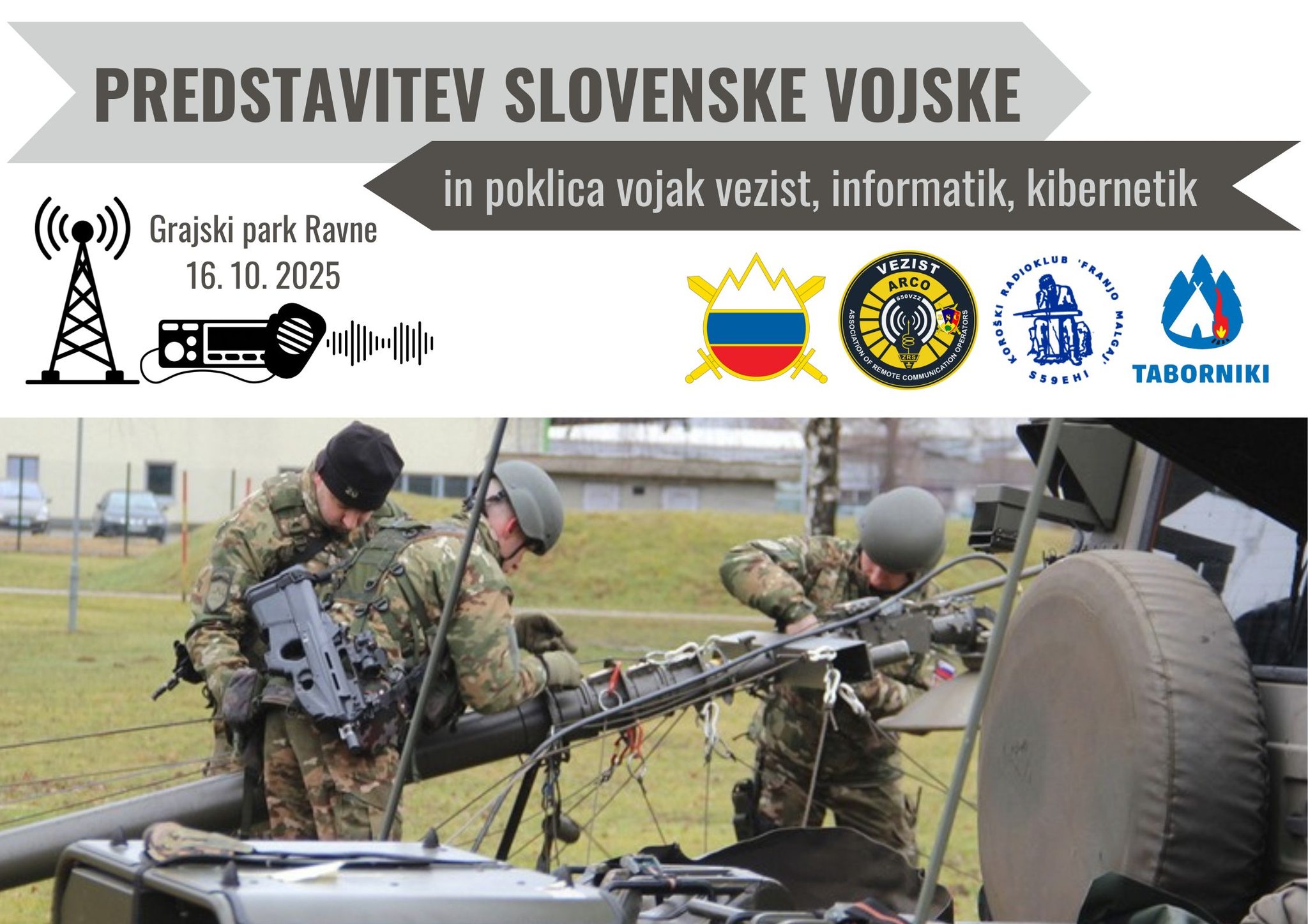 V četrtek bo v Grajskem parku na Ravnah poučen dogodek v sodelovanju s Slovensko vojsko