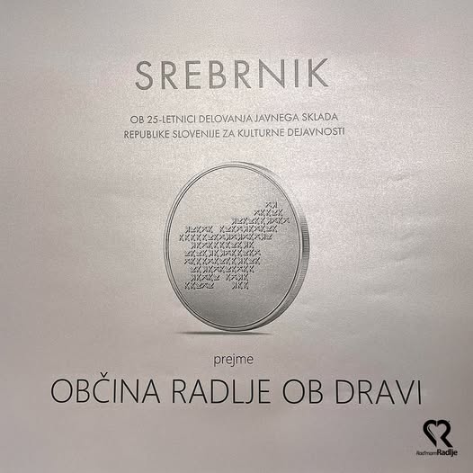 Občina Radlje ob Dravi ponosna prejemnica srebrnika JSKD